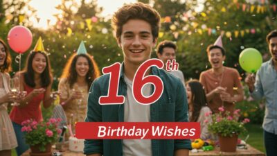 16th birthday wishes
