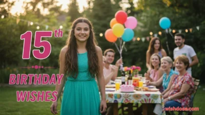 15th birthday wishes