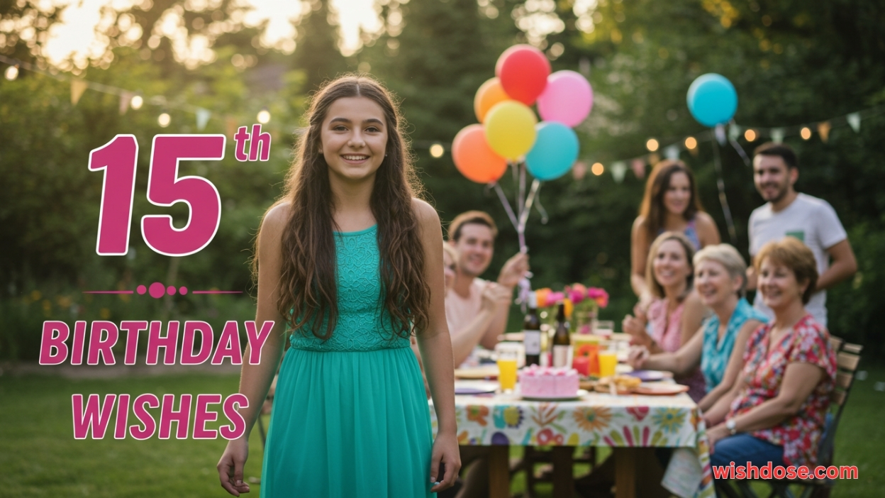 15th birthday wishes