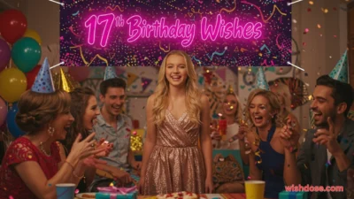 17th birthday wishes