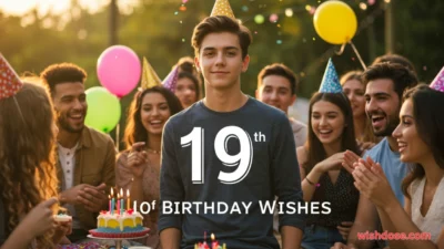 19th birthday wishes