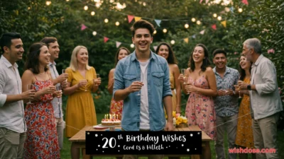 20th birthday wishes