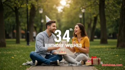 34th birthday wishes