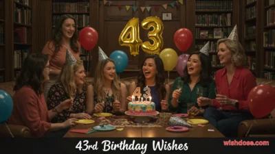 43rd birthday wishes