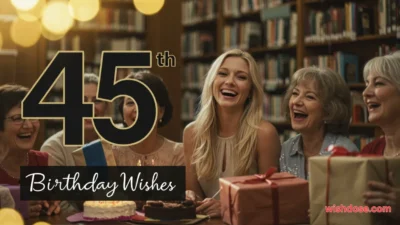 45th birthday wishes