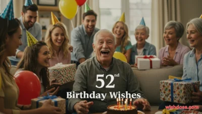 52nd birthday wishes