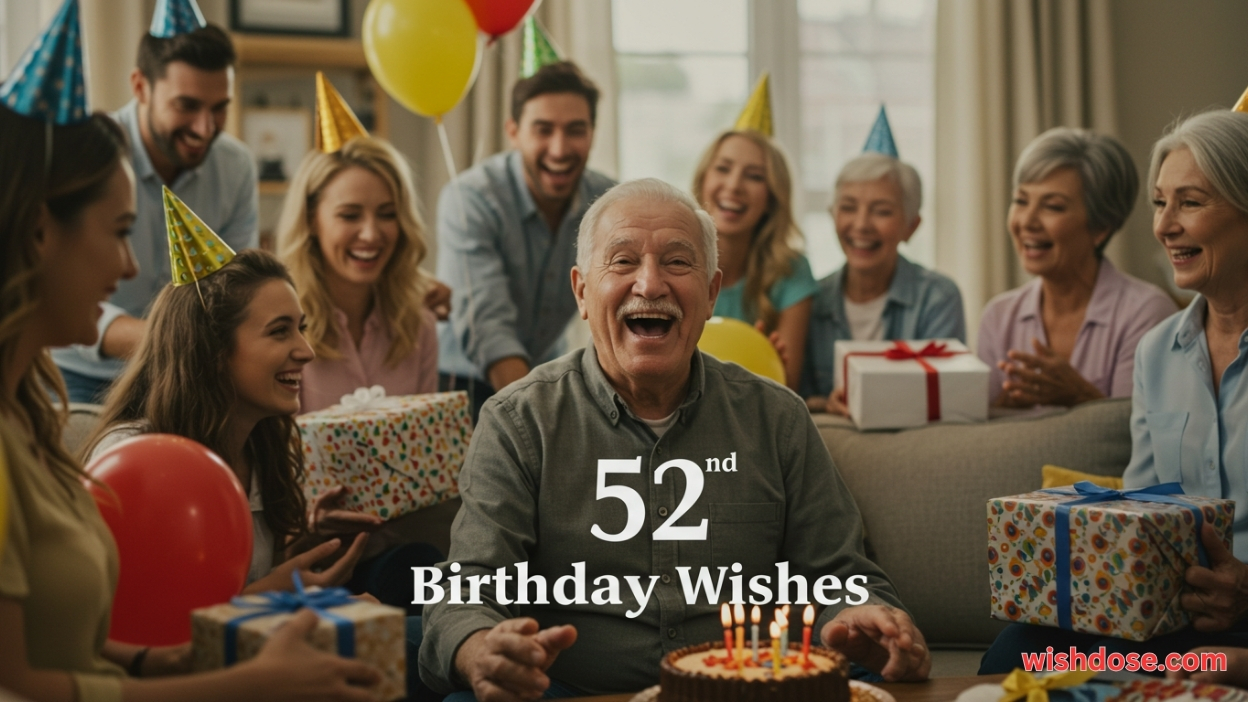52nd birthday wishes