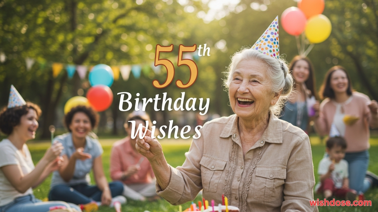 55th birthday wishes