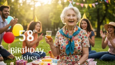 58th birthday wishes