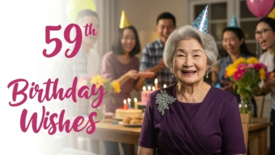 59th birthday wishes