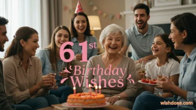 61st birthday wishes