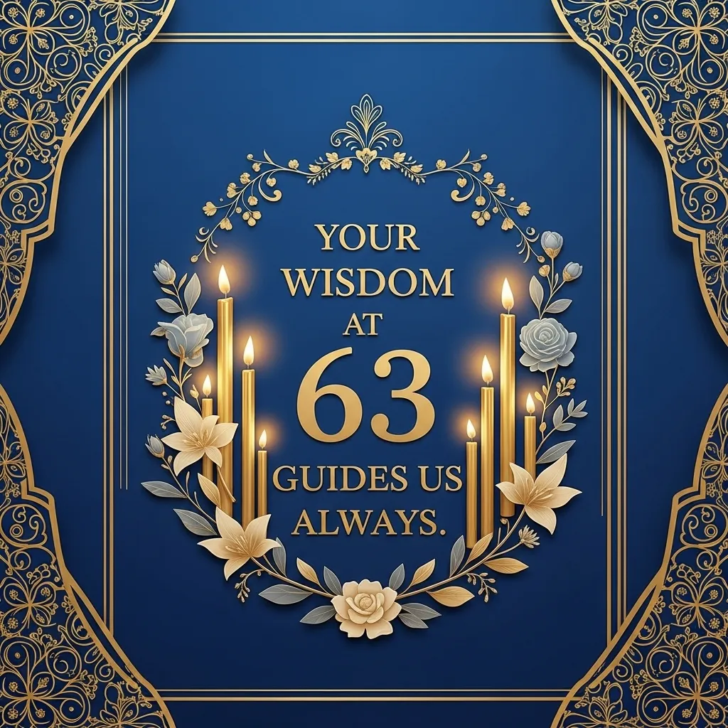 63rd Birthday Wishes for Dad