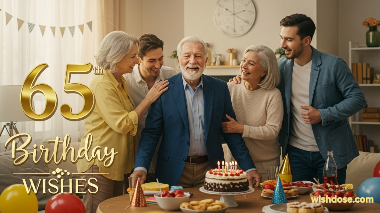 65th birthday wishes