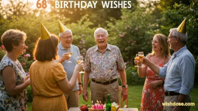 68th birthday wishes