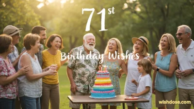 71st birthday wishes