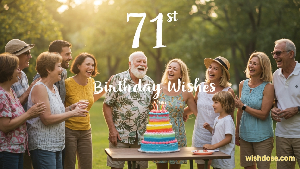 71st birthday wishes