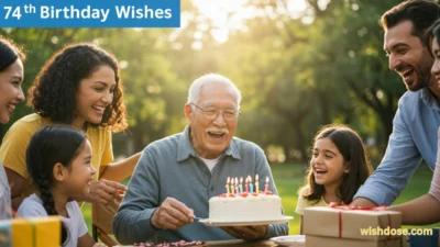 74th birthday wishes