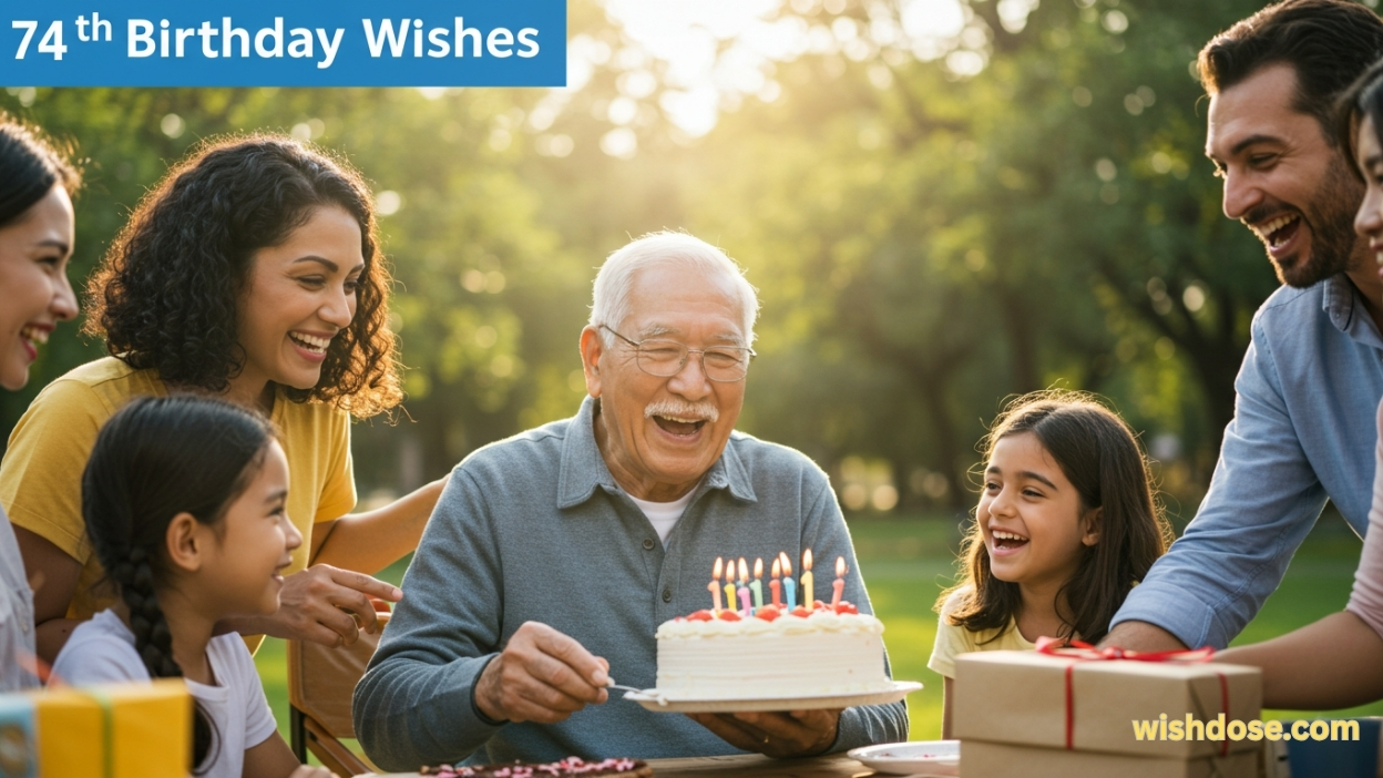 74th birthday wishes