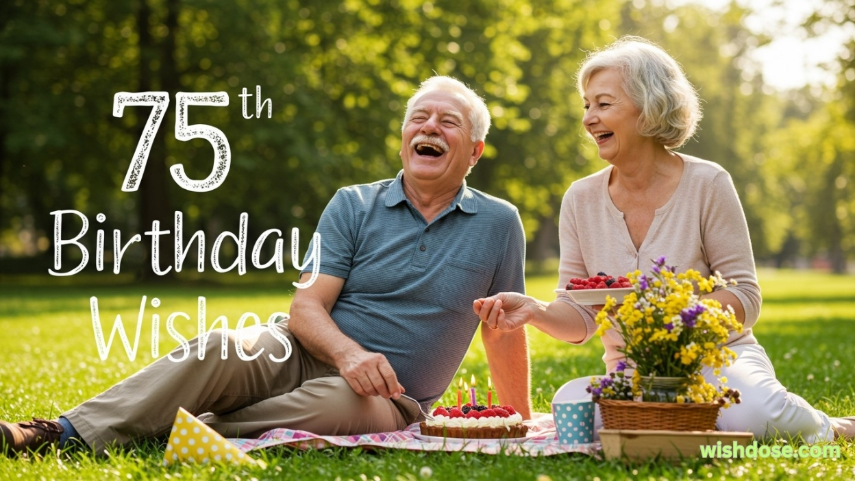75th birthday wishes