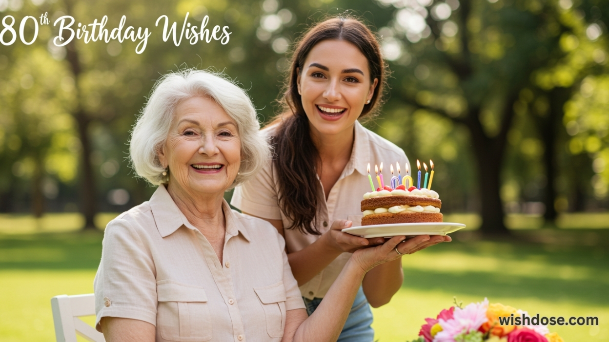 80th birthday wishes