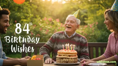84th birthday wishes
