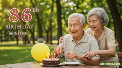 86th birthday wishes
