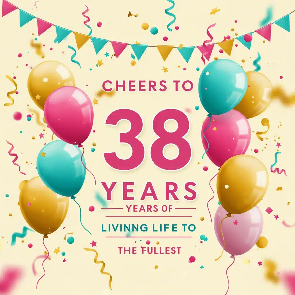Happy 38th Birthday Wishes