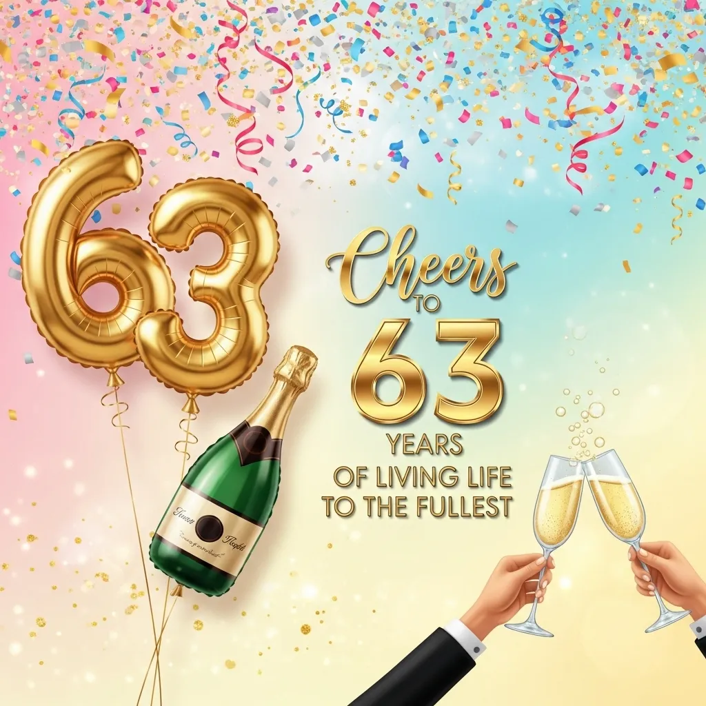 Happy 63rd Birthday Wishes