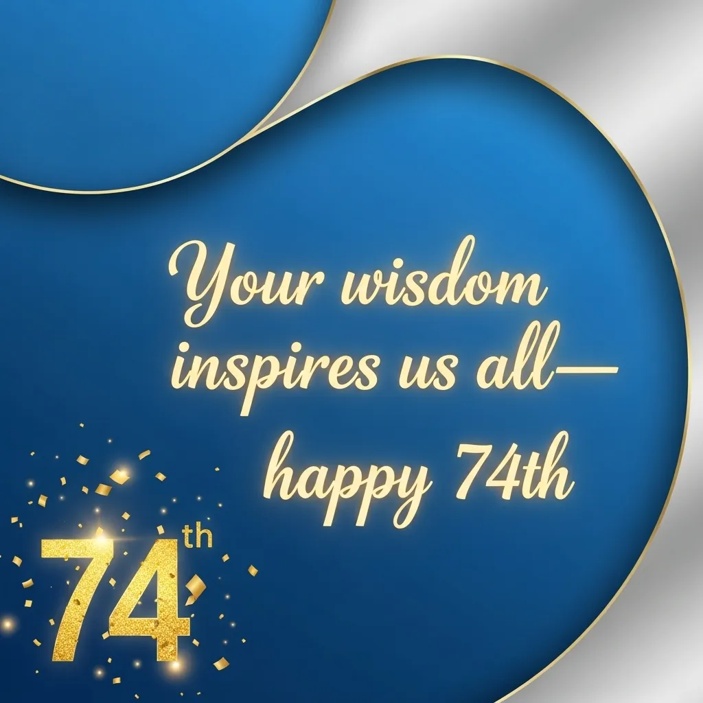 Happy 74th Birthday Wishes