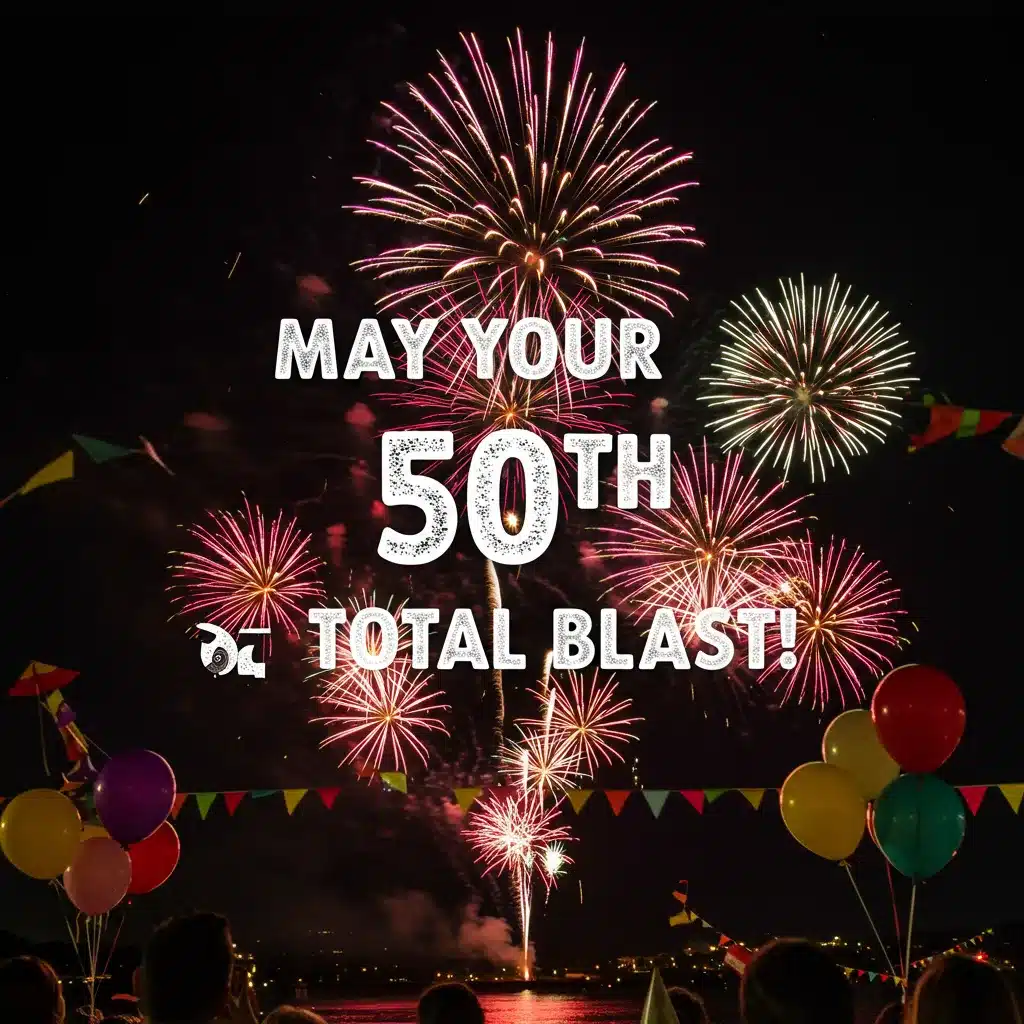 Short 50th Birthday Wishes to a Friend