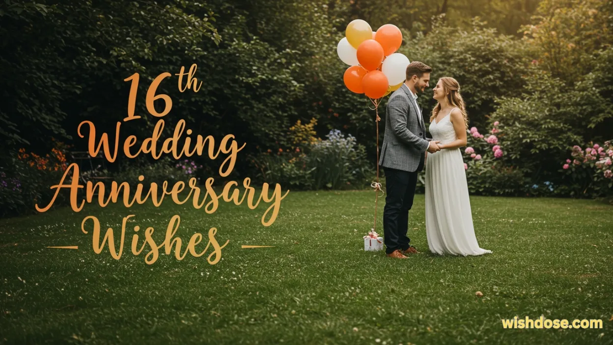 16th wedding anniversary wishes