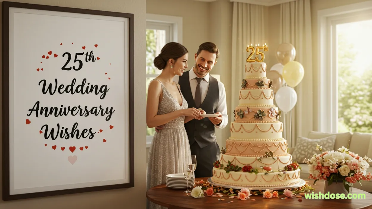 25th wedding anniversary wishes