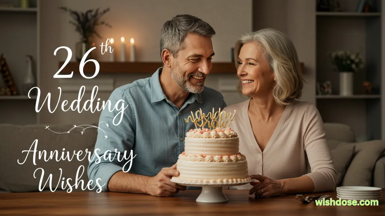 26th wedding anniversary wishes