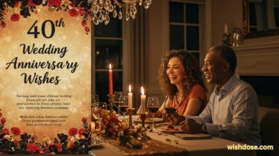 40th wedding anniversary wishes