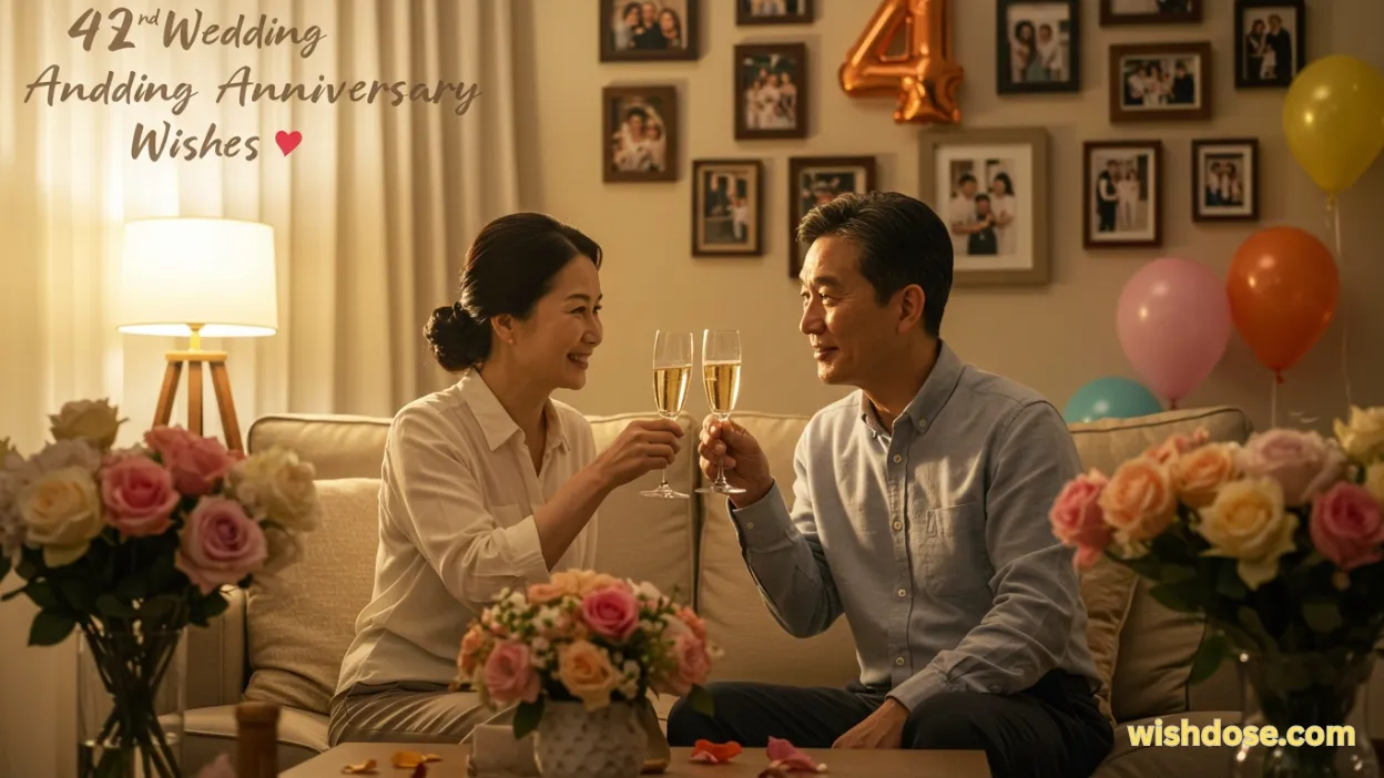 42nd wedding anniversary wishes