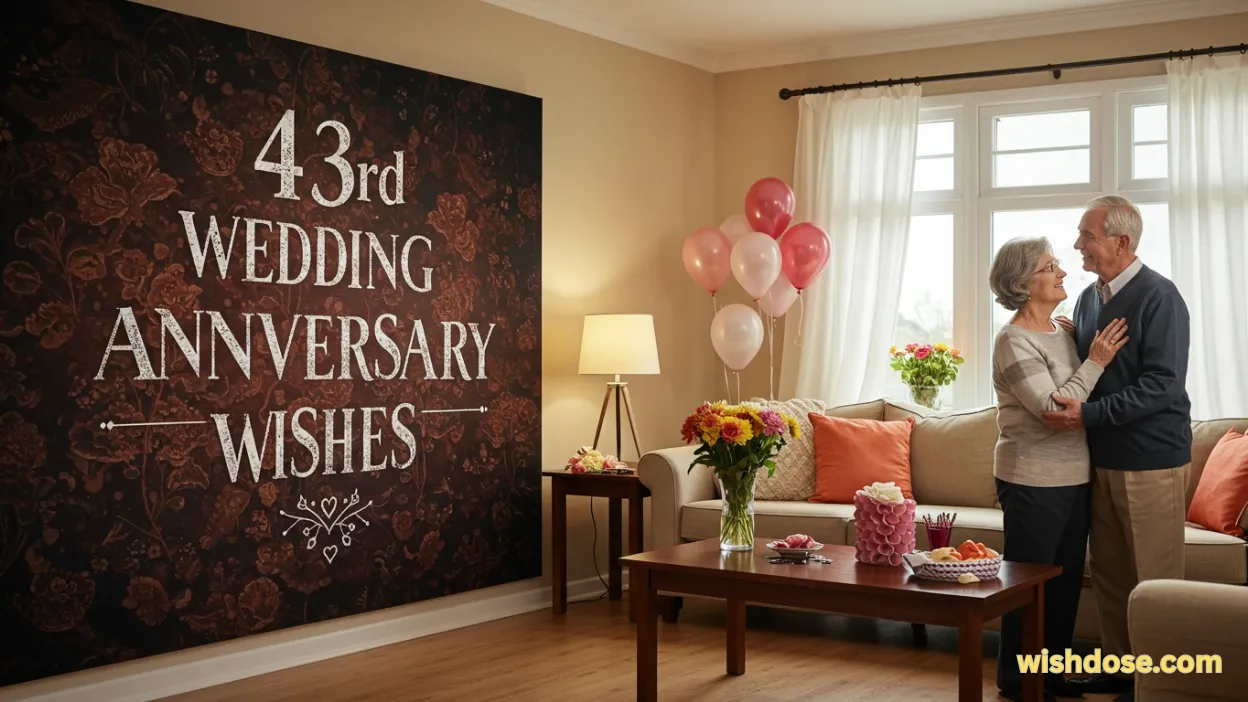 43rd wedding anniversary wishes