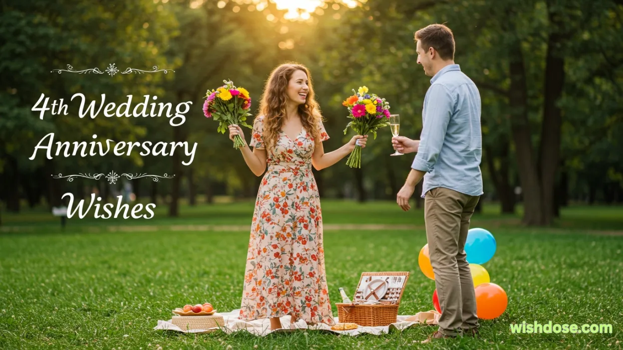 4th wedding anniversary wishes