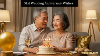 51st wedding anniversary wishes