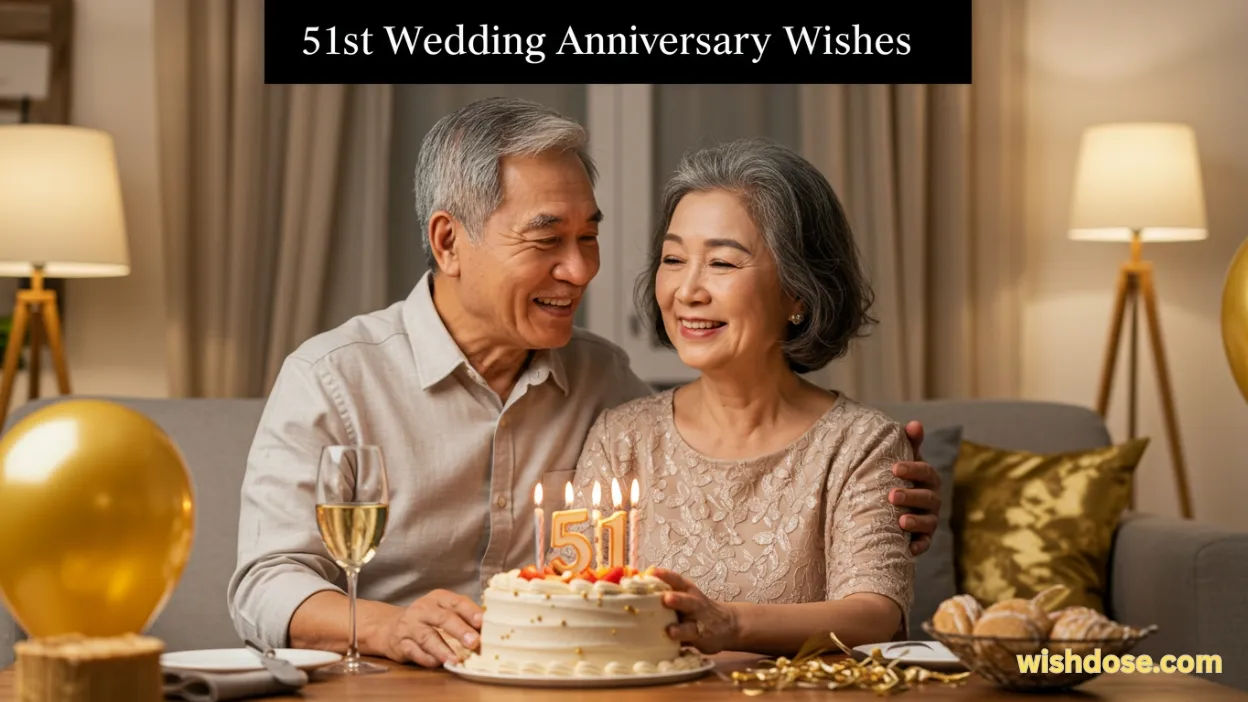 51st wedding anniversary wishes
