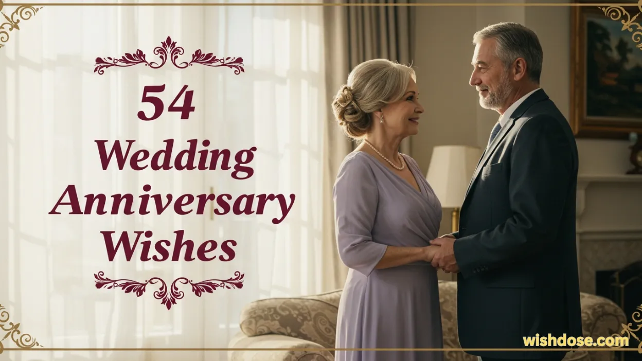 54th wedding anniversary wishes