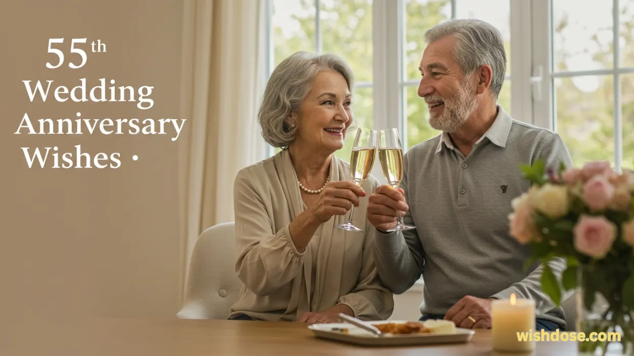 55th wedding anniversary wishes