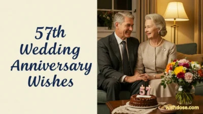 57th wedding anniversary wishes
