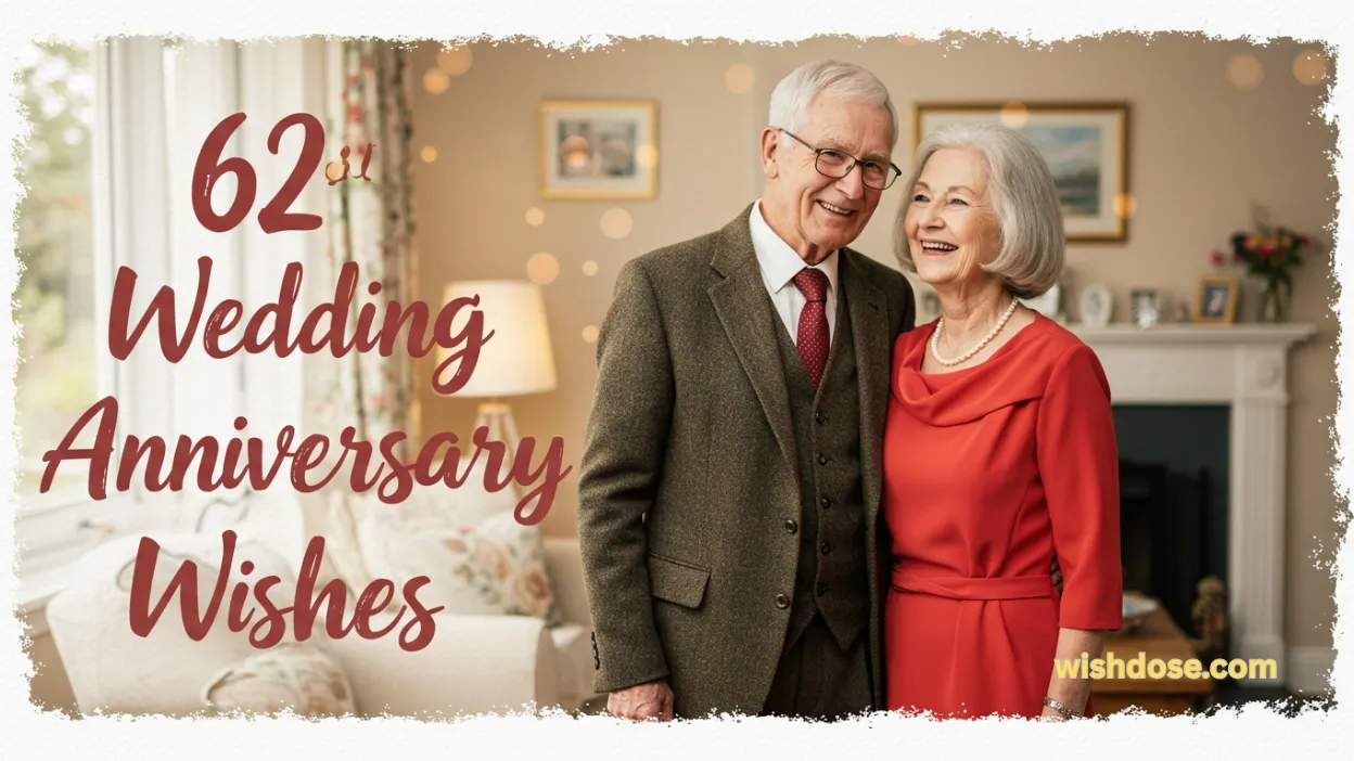 62nd wedding anniversary wishes