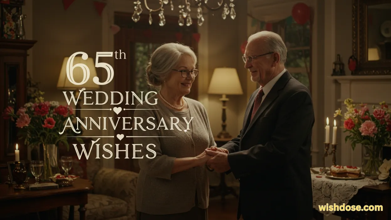 65th wedding anniversary wishes