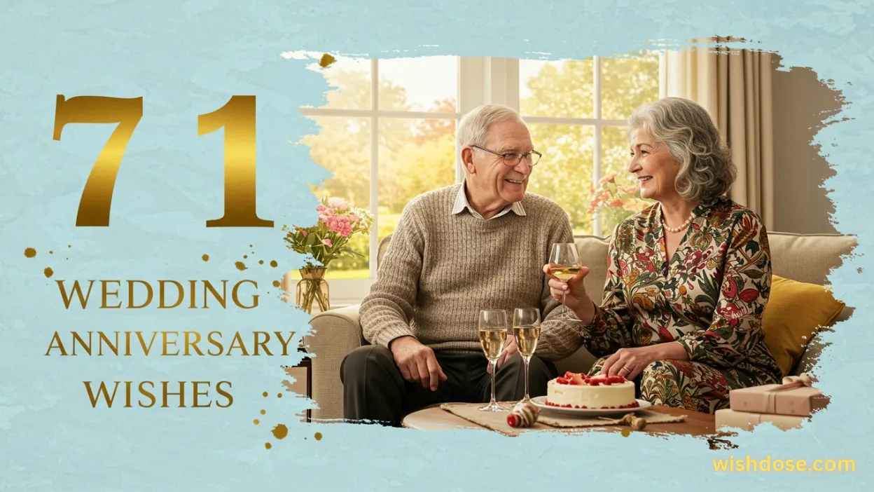 71st Wedding Anniversary Wishes