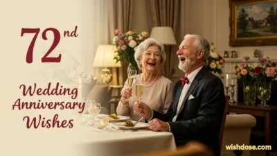 72nd Wedding Anniversary Wishes