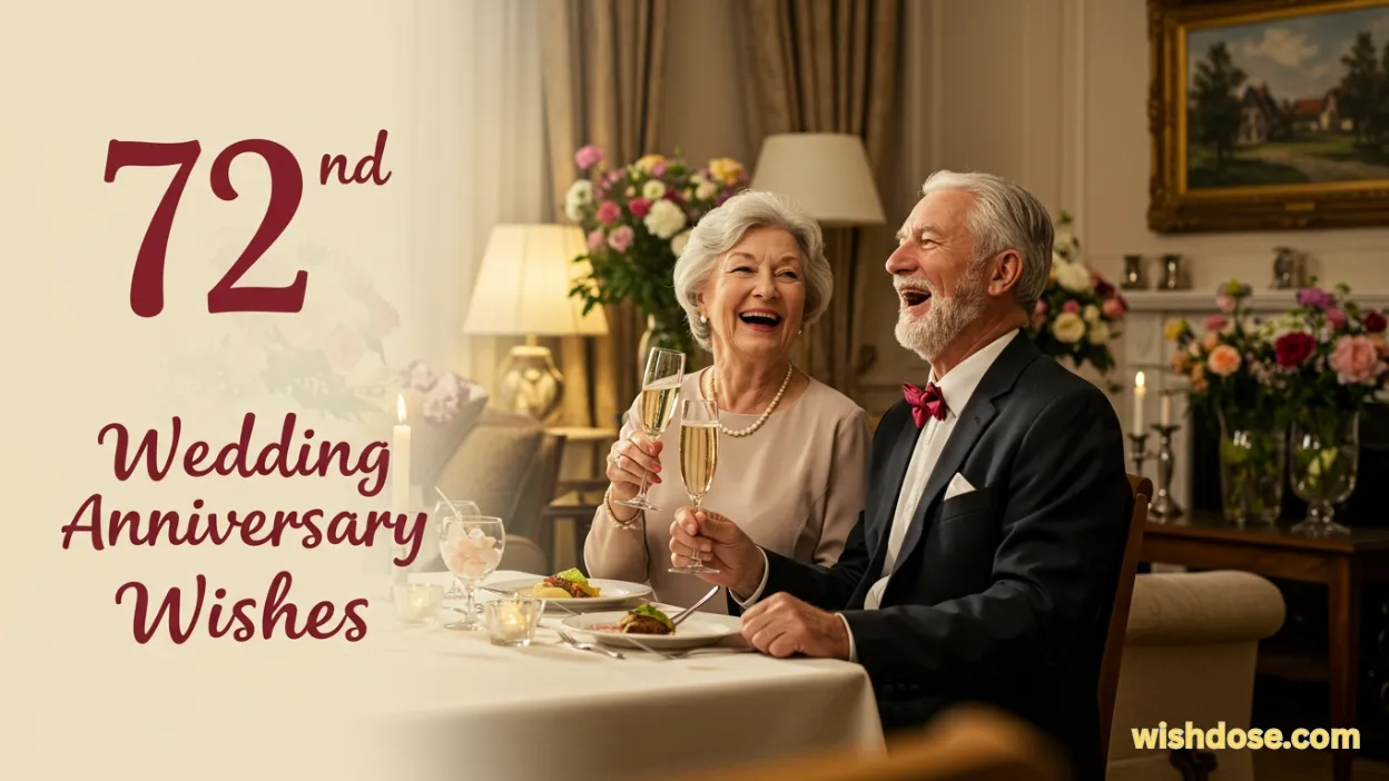 72nd Wedding Anniversary Wishes