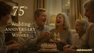 75th Wedding Anniversary Wishes