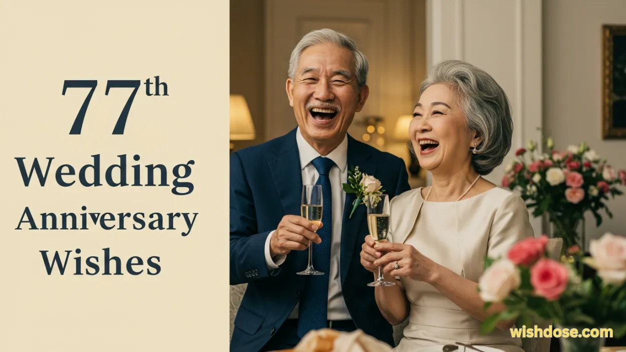 77th Wedding Anniversary Wishes
