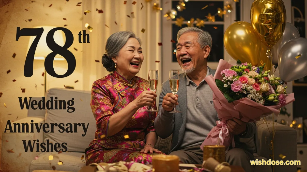 78th Wedding Anniversary Wishes
